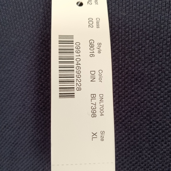 NWT J Crew Navy Blue Henley - Picture 3 of 4